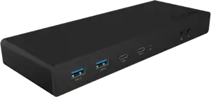 Docking station ICY BOX IB-DK2245AC, USB-C na 2x DP, 2x HDMI, 2x USB-C, 3x USB 3.2 Type-A, G-LAN RJ45, za notebook