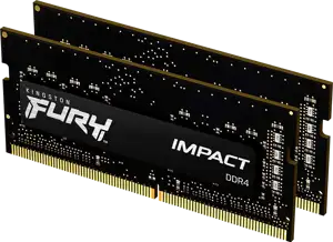 Memorija za prijenosno računalo Kingston DRAM 64GB 3200MHz DDR4 CL20 SODIMM (Kit of 2) FURY Impact KF432S20IBK2/64