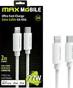 MAXMOBILE DATA KABEL I-PHONE LIGHTNING-TYPE C PD 3A, MFI Apple CA-056 2m bijeli