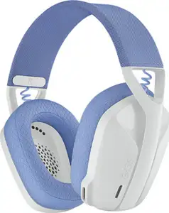 Slušalice LOGITECH Gaming G435 Lightspeed, USB-C, bežične, bluetooth, lila-bijele
