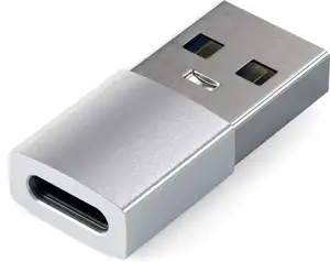 Satechi Aluminum Type-A to TYPE-C Adapter - Silver, ST-TAUCS