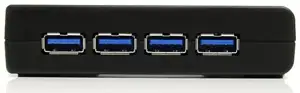 StarTech.com 4-Port USB 3.0 SuperSpeed Hub with Power Adapter - Portable Multiport USB-A Dock IT Pro - USB Port Expansion Hub for PC/Mac (ST4300USB3) - hub - 4 ports
