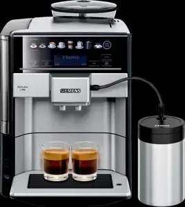 Siemens EQ.6 plus s700, Espresso machine, 1.7 L, Coffee beans, Built-in grinder, 1500 W, Black, Stainless steel 
