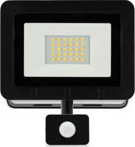 ASALITE LED spotlight 20W 6500K, 1600Lm + sensor
