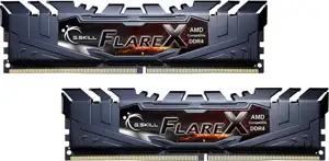 G.Skill Flare X series - DDR4 - 16 GB: 2 x 8 GB - DIMM 288-pin, F4-3200C16D-16GFX