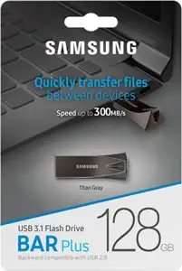 STICK 128GB USB 3.1 Samsung Bar Plus Titan grey