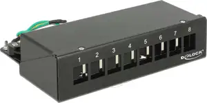 DeLOCK Keystone Desktop Patch Panel - patch panel
