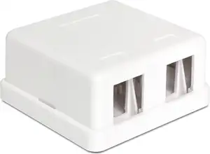 DeLOCK Keystone Surface Mounted Box - modular insert housing