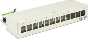 DeLOCK Keystone Desktop Patch Panel - patch panel