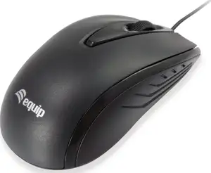 Miš optički EQUIP, USB, 1000 dpi, 3 tipke, crni