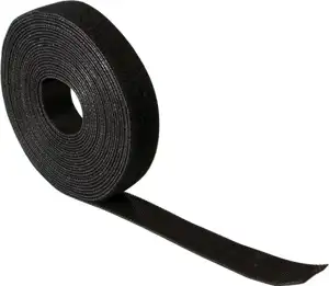 Vezica čičak (Velcro) 20 mm, na kolutu 10m, crna
