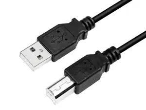 USB 2.0 kabel A->B M/M 5,0 m, crni
