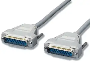 RS232 kabel 1:1 DB25 M/M 5,0m