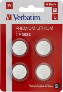 Baterije Verbatim #49533, litijske, CR2032 3V, 4pack