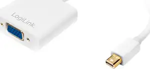 Adapter Mini DisplayPort M -> VGA Ž, 1080p, na kabelu 9 cm, bijeli