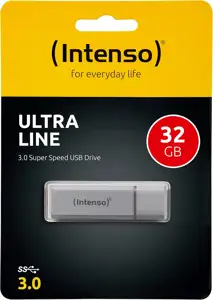 STICK 32GB USB 3.0 Intenso Ultra Line Silver