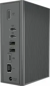RaidSonic ICY BOX IB-DK2262AC - docking station - USB-C - VGA, 2 x HDMI - GigE