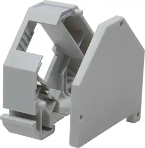 Adapter Keystone -> DIN šina, 1-struki, plastični