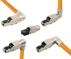 Modularni utikač RJ45 Cat.6A STP, toolless, za kabele AWG22-26, kutni (5 smjerova), IP20