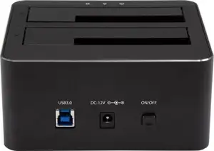 StarTech.com Dual Bay SATA HDD Docking Station - for 2 x 2.5 / 3.5 SATA SSD / HDD - Hot Swap - Hard Drive Docking Station - SSD Dock - HDD docking station - SATA 6Gb/s - USB 3.0