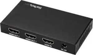 StarTech.com HDMI Splitter - 2-Port - 4K 60Hz - HDMI Splitter 1 In 2 Out - 2 Way HDMI Splitter - HDMI Port Splitter (ST122HD202) - video/audio splitter - 2 ports