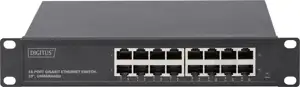 DIGITUS DN-80115 - switch - 16 ports - unmanaged - rack-mountable