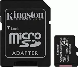 Kingston Canvas Select Plus - flash memory card - 64 GB - microSDXC UHS-I