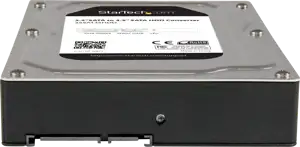 StarTech.com 2.5 to 3.5 SATA HDD/SSD Adapter Enclosure - External Hard Drive Converter with HDD/SSD Height up to 12.5mm (25SAT35HDD) - storage enclosure - SATA 6Gb/s - SATA 6Gb/s