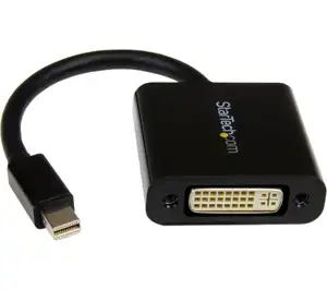 StarTech.com Mini DisplayPort to DVI Adapter - 1920x1200 - 1080p - Dongle - Monitor Adapter - Mini DisplayPort Adapter - Mini DP to DVI (MDP2DVI3) - DVI adapter - 17 cm
