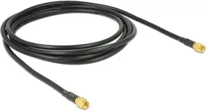 DeLOCK 88892, 2 m, LMR195, SMA, SMA, Black