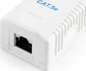 Gembird CAT5E FTP single port surface mount box