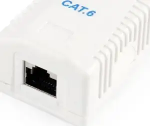 Gembird CAT6 FTP single port surface mount box