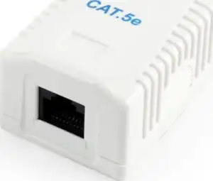 Gembird CAT5E UTP single port surface mount box