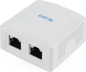 Gembird CAT5E FTP 2-port surface mount box