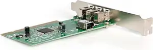4 port PCI 1394a FireWire Adapter Card - 3 External 1 Internal FireWire PCI Card for Laptops (PCI1394MP) - FireWire adapter - 3 ports