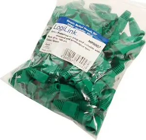 Pregibnica za RJ45, za kabel do 5,8 mm, zelena, pak. 100 kom.