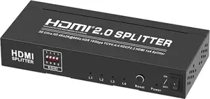 Transmedia 4K HDMI 2.0 Splitter, 1 input, 4 output