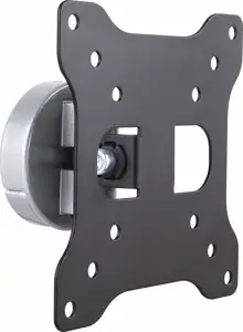 StarTech.com Monitor Wall Mount - Fixed - Supports Monitors 13 to 34 - VESA Monitor Wall Mount Bracket - Aluminum - Black & Silver (ARMWALL) - wall mount