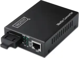 DIGITUS DN-82020-1 - fiber media converter - 10Mb LAN, 100Mb LAN