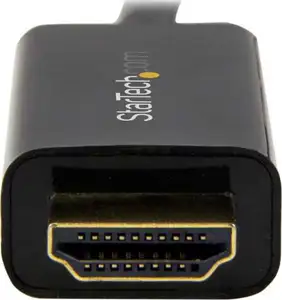 6ft Mini DisplayPort to HDMI Cable - 4K 30hz Monitor Adapter Cable - mDP PC or Macbook to HDMI Display (MDP2HDMM2MB) - video cable - DisplayPort / HDMI - 2 m