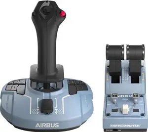 Thrustmaster TCA Officer Pack Airbus Edition HOTAS-Set (TCA Sidestick + Quadrant Schubregler)