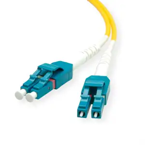 Roline optički mrežni kabel LC-LC 9/125 singlemode, duplex, 2.0m, žuti