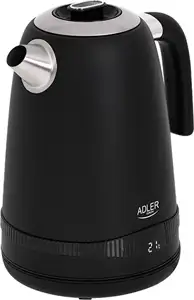 Adler water heater 1.7L with LCD display / temperature setting black AD1295b
