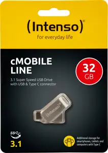 Intenso 32GB cMobile Line USB 3.0/ USB C memory stick