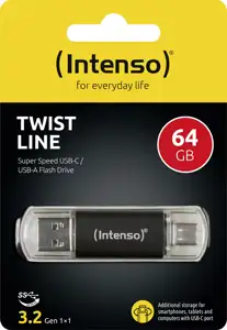 Intenso 64GB Twist Line USB 3.2 / USB-C memory stick