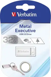 USB stick Verbatim 2.0 #98749 32GB metal executive silver