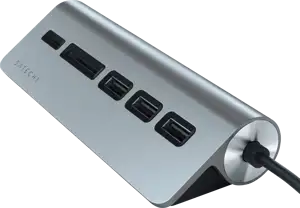 Satechi Aluminium TYPE-C USB Hub (3x USB 3.0,MicroSD) - Space Gray