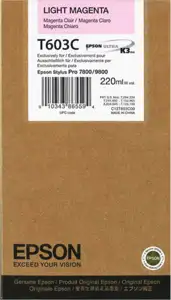 Tinta Epson T603C00 STY 7800/9800 light magenta 220ml