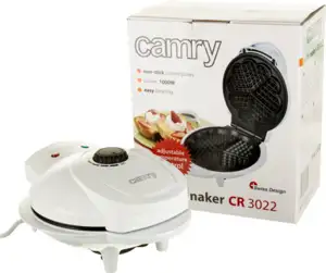 Camry waffle maker 1000 W white