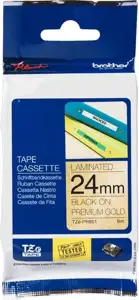 Brother Tapes TZePR851 24mm Gold/Black